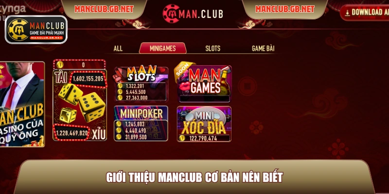 Giới Thiệu Manclub 1 Giới thiệu Manclub cơ bản nên biết