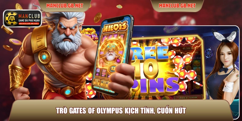 Top Slot Nổ Hũ ManClub - 4 Tựa Game Nổi Bật Nhất Trong Năm 3 Trò Gates of Olympus kịch tính, cuốn hút